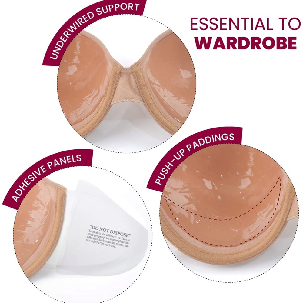 Adhesive bra - Picture 3 of 6
